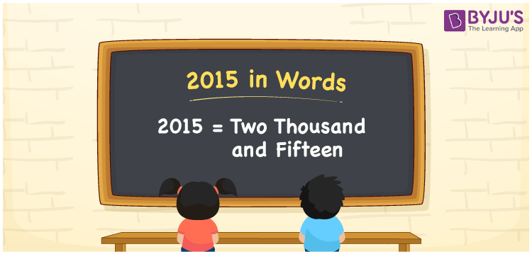 Number in words 2015